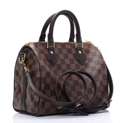 Louis Vuitton Damier Ebene Speedy Bandouliere 25 4 of 13
