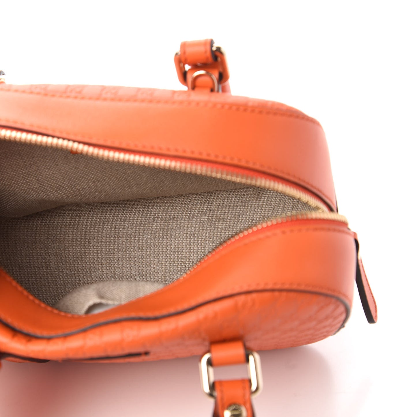 Soft Microguccissima Small Crossbody Bag Sun Orange