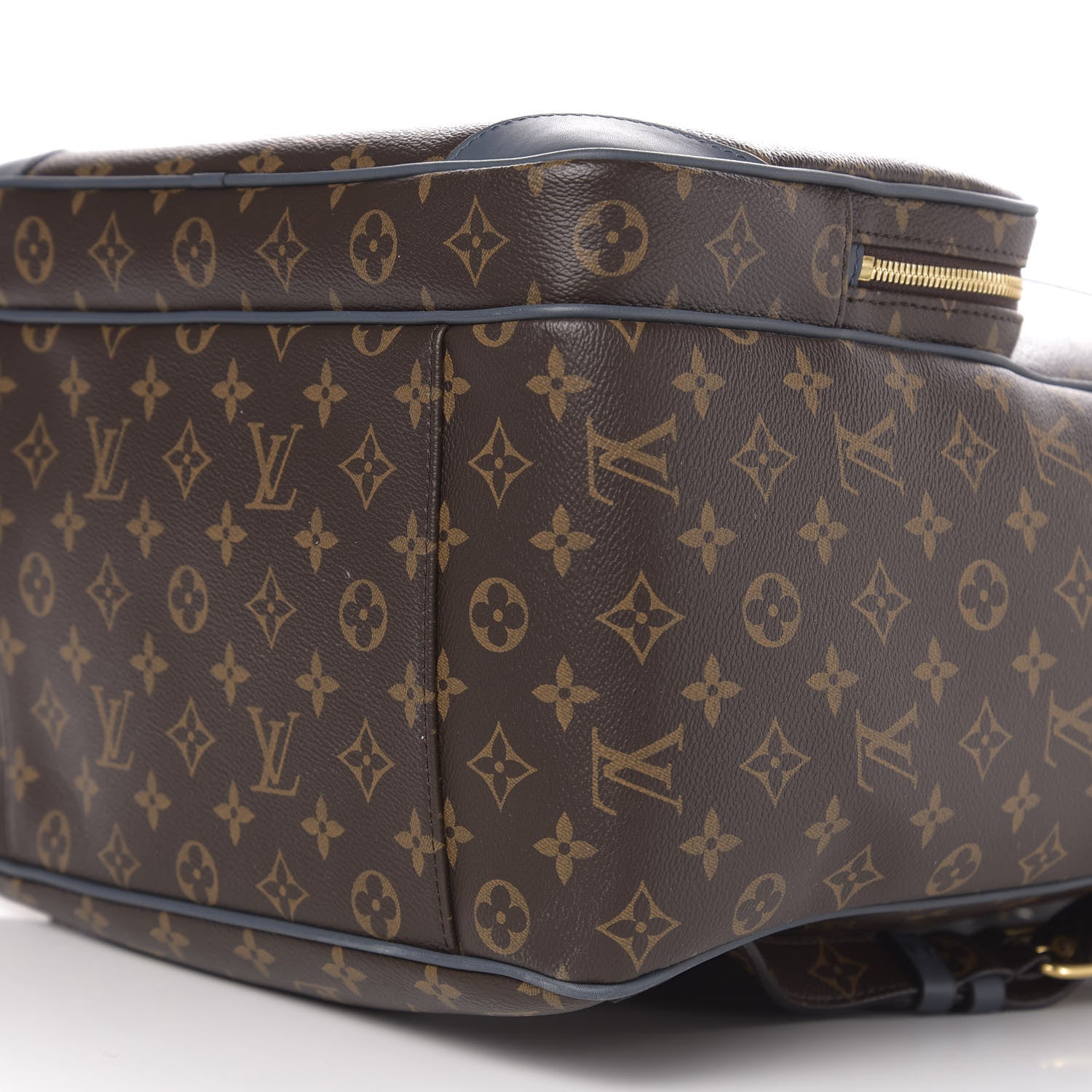 Louis Vuitton Monogram Cuir Slate Backpack Blue 8 of 9