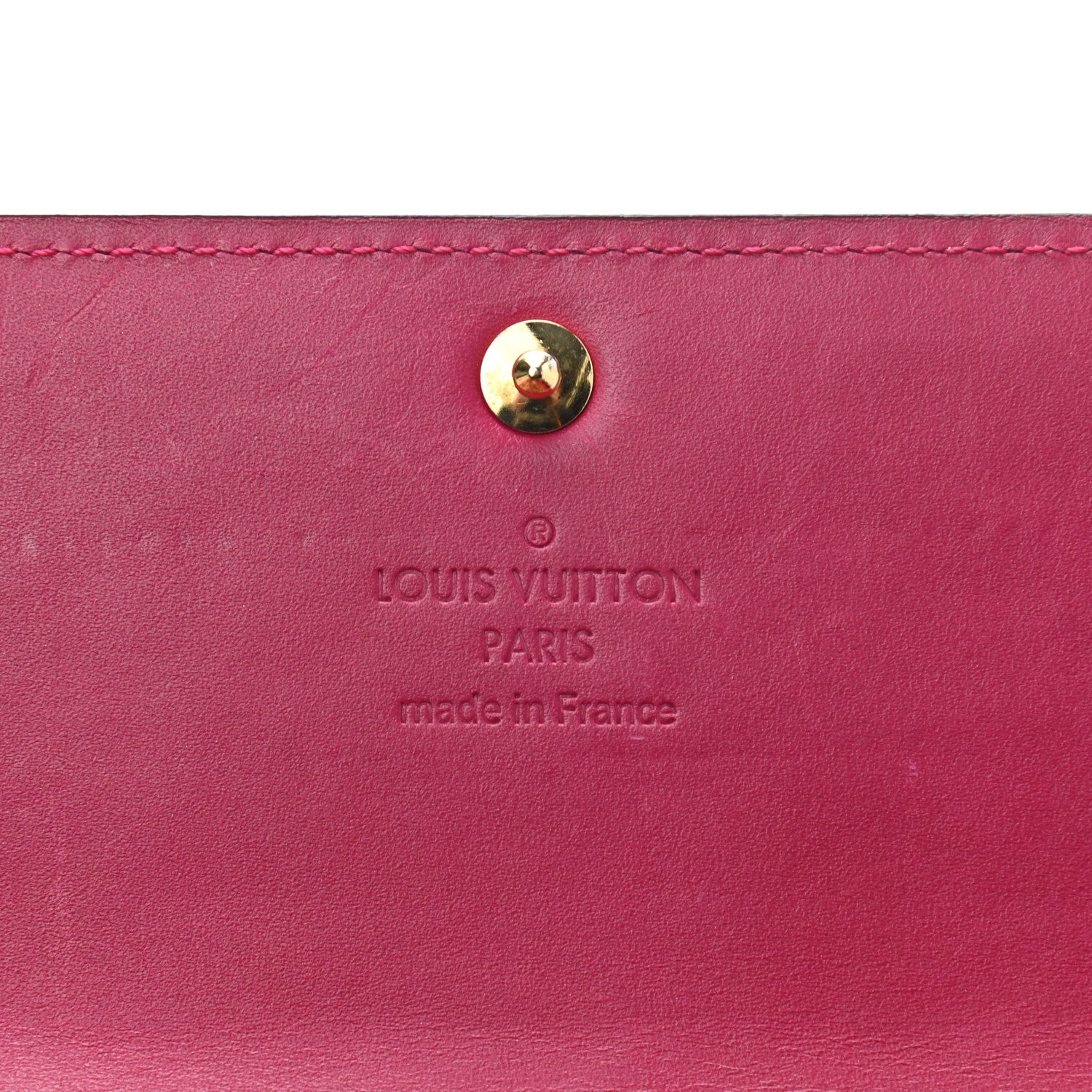 Louis Vuitton Vernis Sarah Wallet Rose Indien 6 of 9