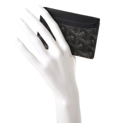 Goyard Goyardine Saint Sulpice Card Holder Black 2 of 13