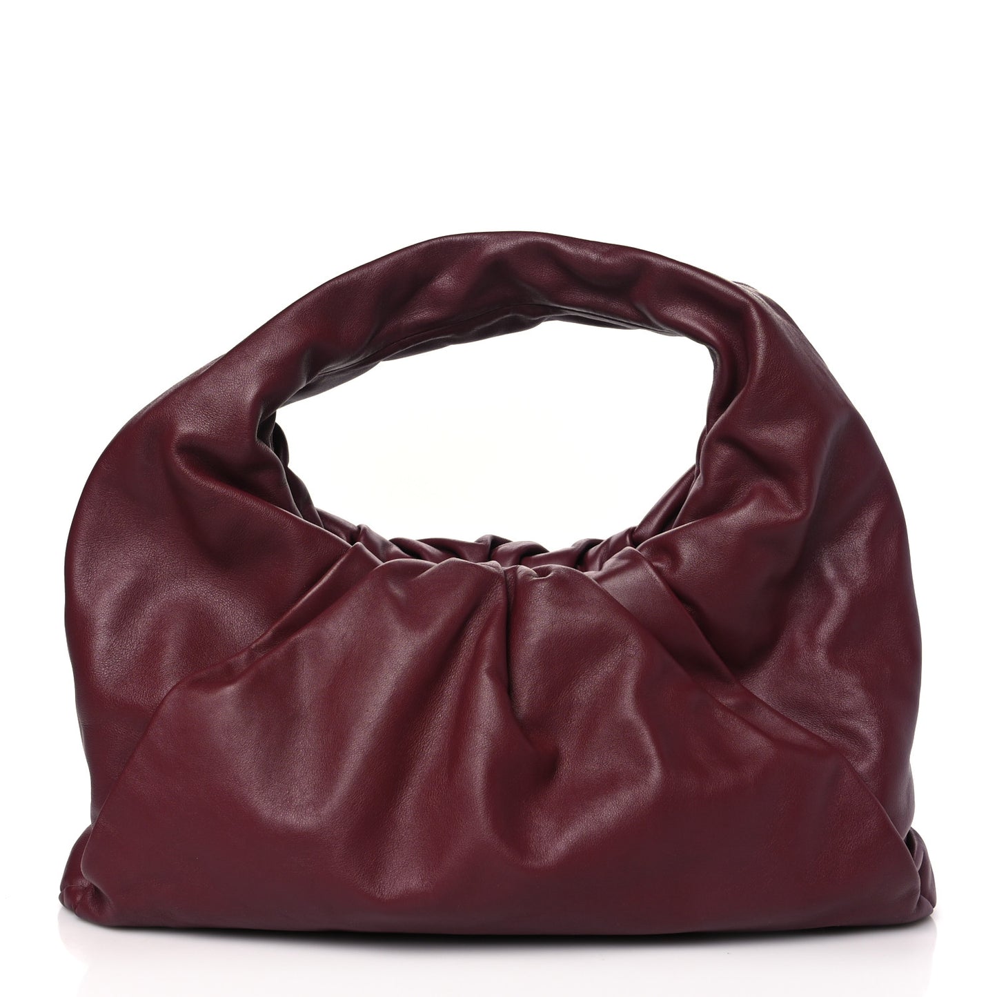 Smooth Butter Calfskin Small The Shoulder Pouch Dark Red
