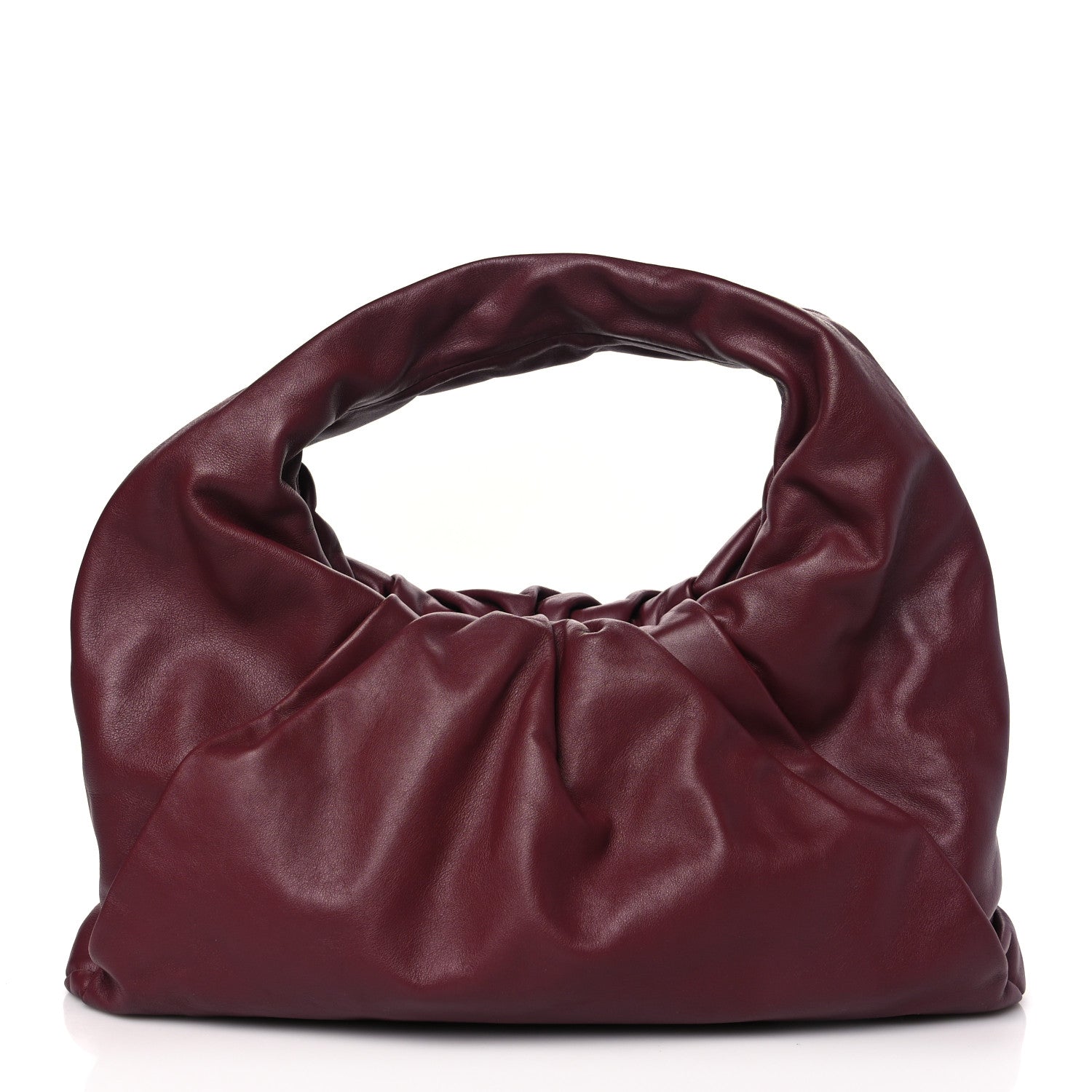 Bottega Veneta Smooth Butter Calfskin Small The Shoulder Pouch Dark Red 1 of 10