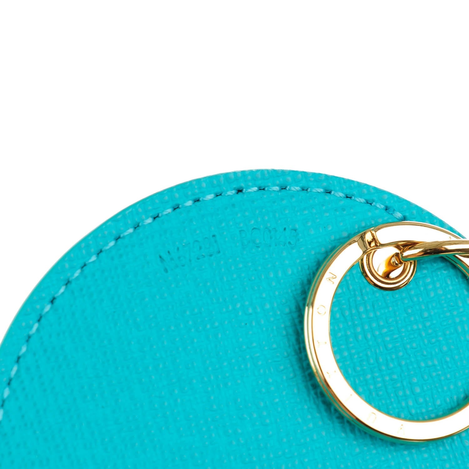 Louis Vuitton Monogram Illustre V Bag Charm Key Ring Turquoise 4 of 5