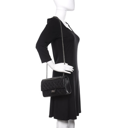 Chanel Aged Calfskin Quilted 2.55 Reissue 225 Flap Black 3 of 12