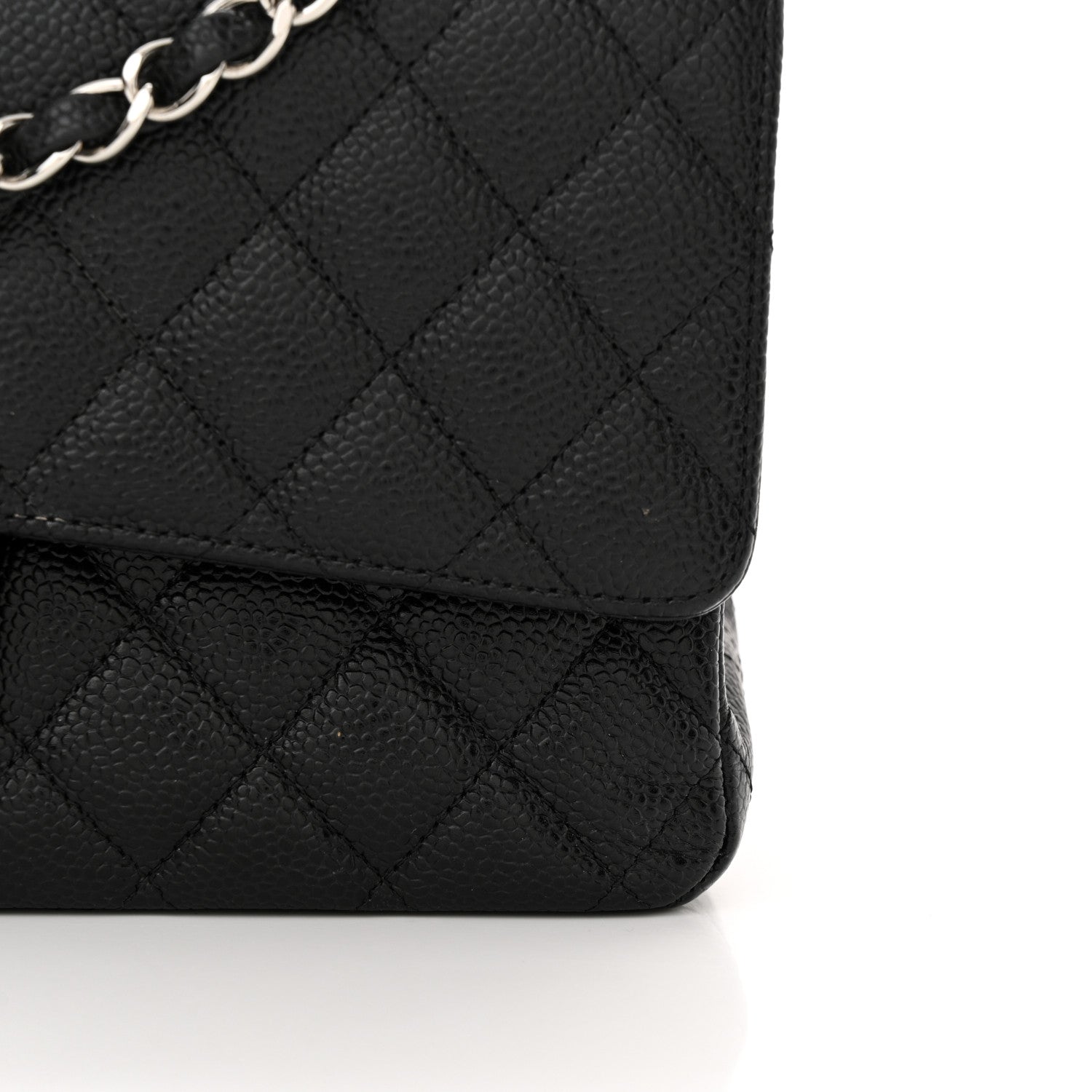 Chanel Caviar Quilted Medium Double Flap Black 14 of 14