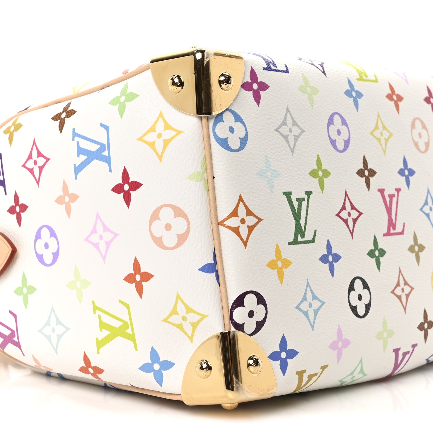 Louis Vuitton LV X TM Monogram Multicolor Speedy Bandouliere 25 White 9 of 10