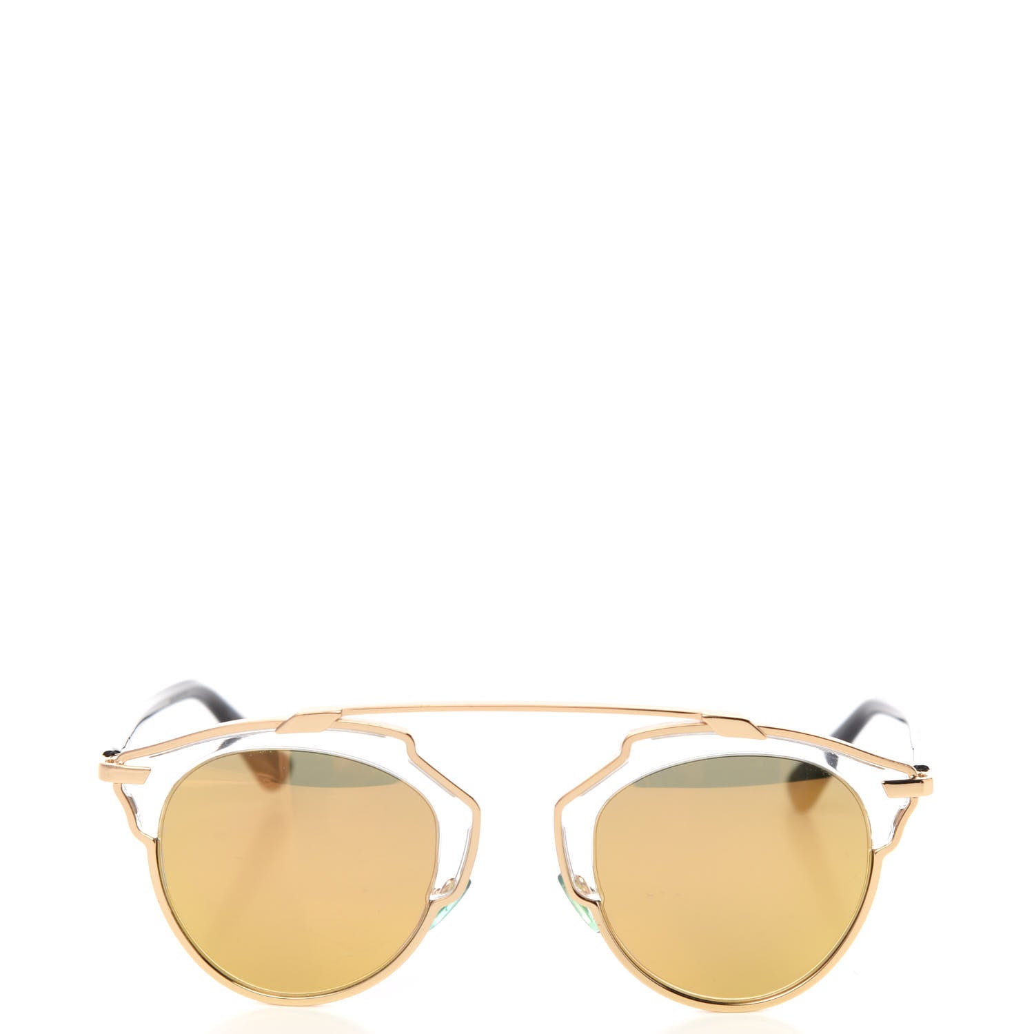 Christian Dior Mirrored So Real Sunglasses Gold 2 of 7