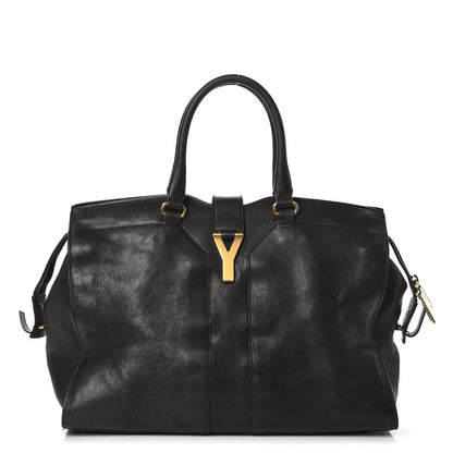 Saint Laurent Sheepskin Large Cabas ChYc Black 1 of 14