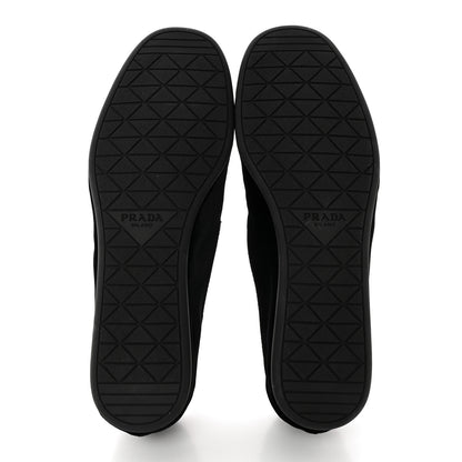 Prada Velvet Mens Slip On Loafers 8 Black 5 of 11