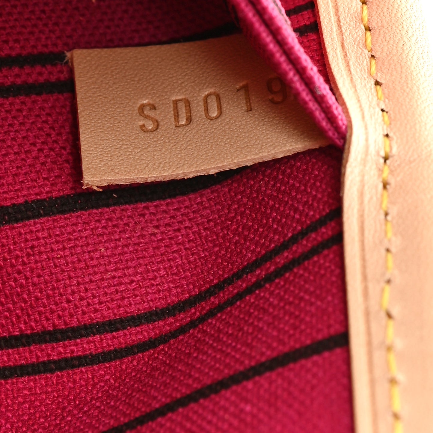 Monogram Saint Barth V Neverfull MM Hot Pink