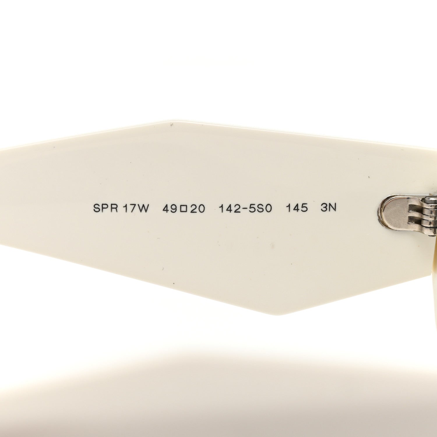 Prada Acetate Symbole Sunglasses SPR 17W White 6 of 8