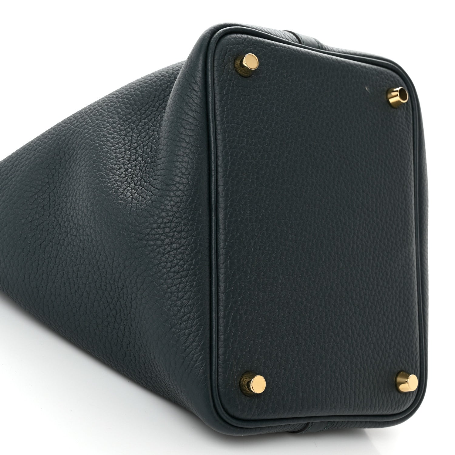 Hermes Taurillon Clemence Picotin Lock 18 PM Vert Cypress 10 of 12