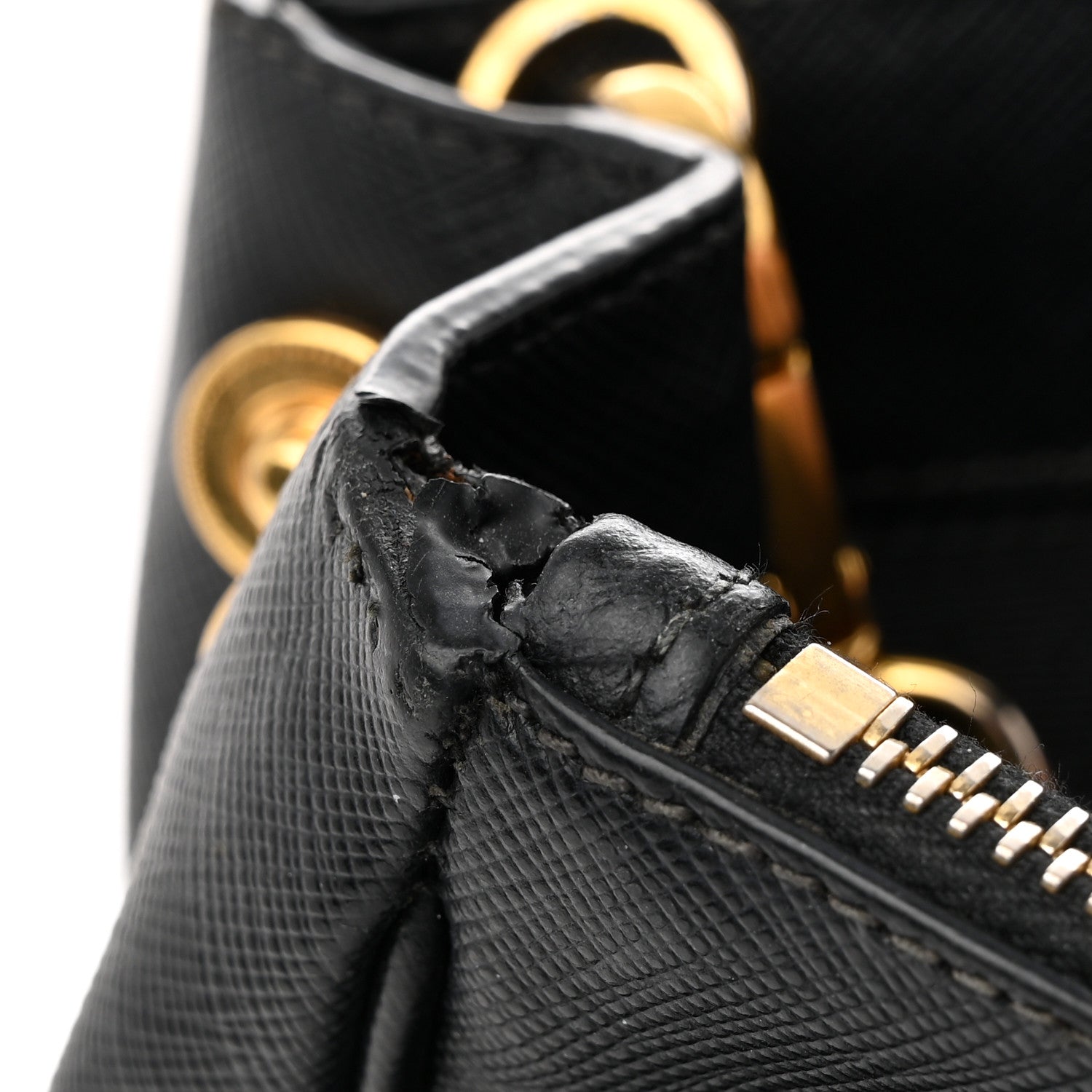 Prada Saffiano Medium Galleria Double Zip Tote Black 17 of 19
