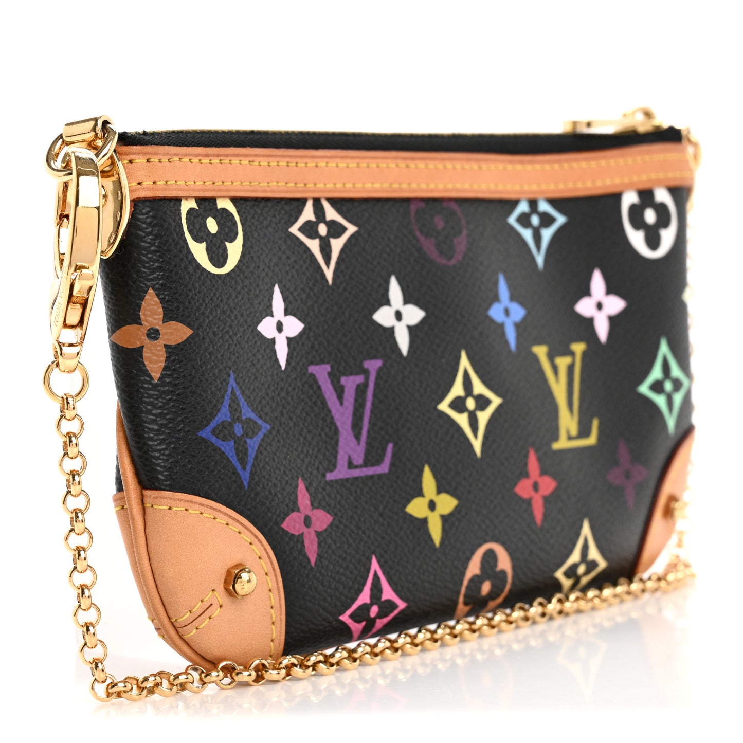 Monogram Multicolor Pochette Milla MM Black