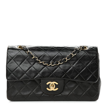 Chanel Lambskin Quilted Small Double Flap Black 1 of 12