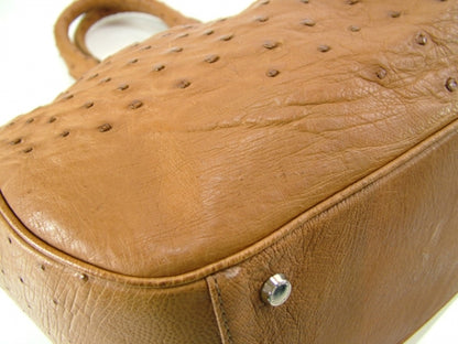 FASHIONPHILE OSCARDELARENTAOstrichLarrabeFrameCognac 6 of 8