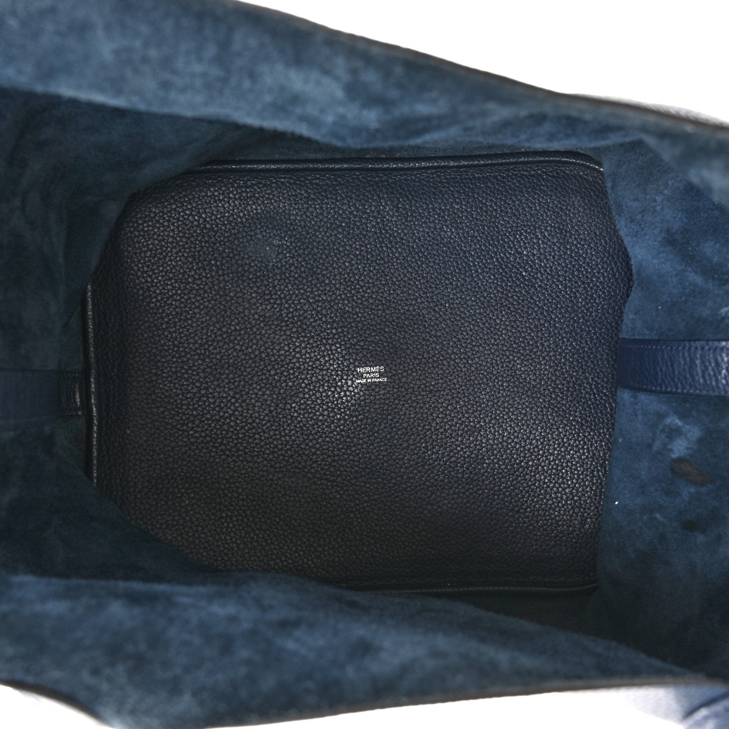 Hermes Taurillon Clemence Picotin Lock TGM Bleu Abysse 5 of 12
