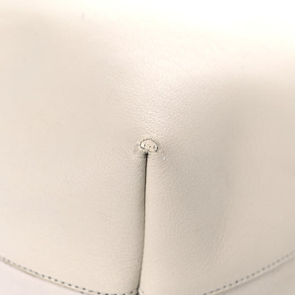 Saint Laurent Calfskin Large Shopping Tote Porcellana 8 of 36
