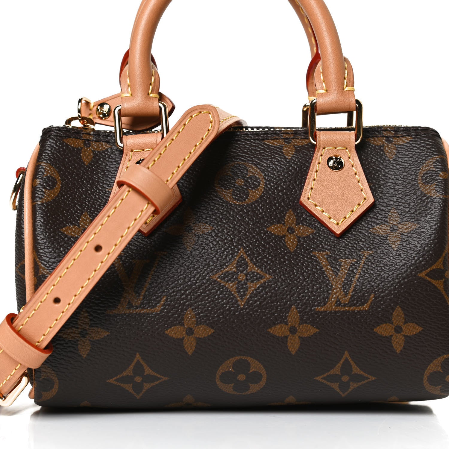 Louis Vuitton Monogram Nano Speedy Bandouliere 6 of 11