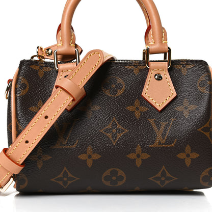 Louis Vuitton Monogram Nano Speedy Bandouliere 6 of 11