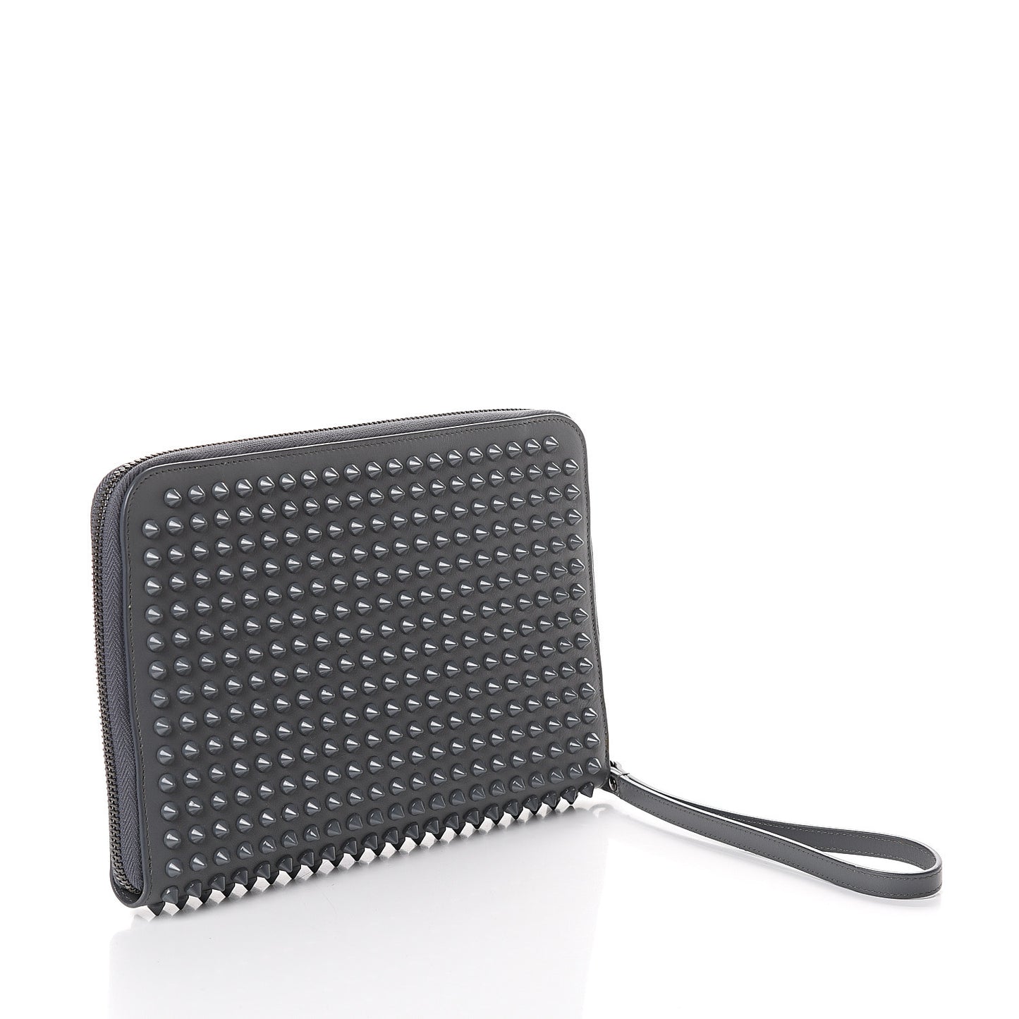 Calfskin Chris Spiked iPad Mini Case Grey