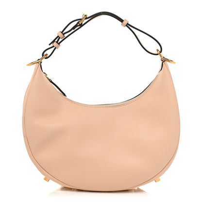 Fendi Vitello Grace Matte Small Fendigraphy Hobo Bag Light Rose 1 of 11