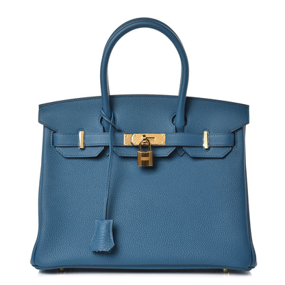 Hermes Togo Birkin 30 Cobalt 1 of 36
