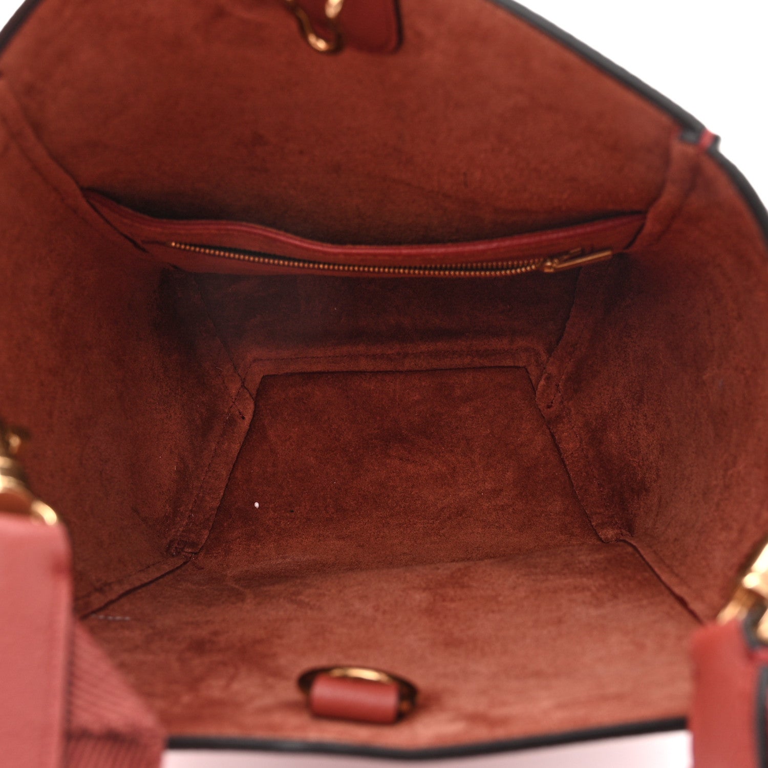 Celine Soft Grained Calfskin Small Sangle Bucket Bag Dark Claycourt 5 of 14