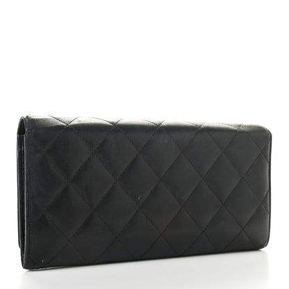 Chanel Calfskin Quilted Cambon Tri-Fold Wallet Black 3 of 25