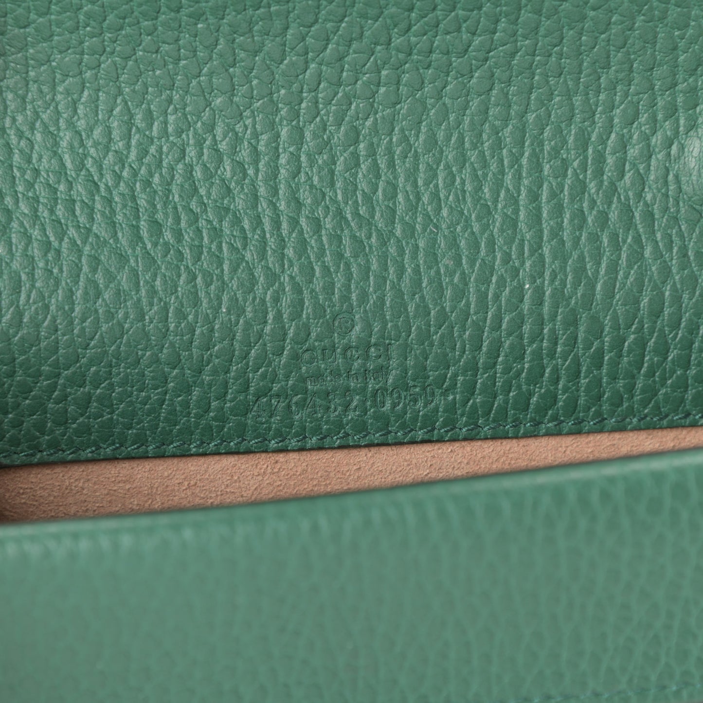 Calfskin Super Mini Dionysus Shoulder Bag Emerald