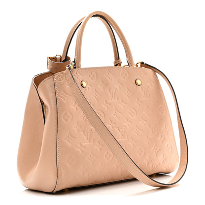 Louis Vuitton Empreinte Montaigne MM Beige Rose 3 of 9
