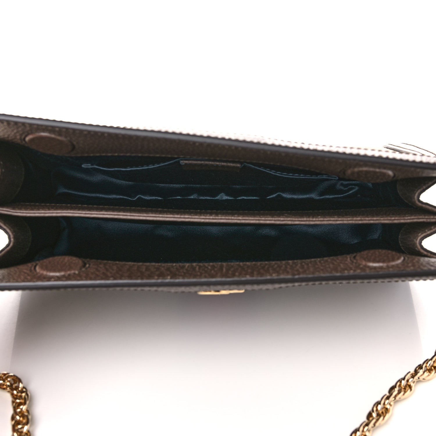 Gucci GG Supreme Monogram Web Small Ophidia Chain Shoulder Bag Brown 5 of 11