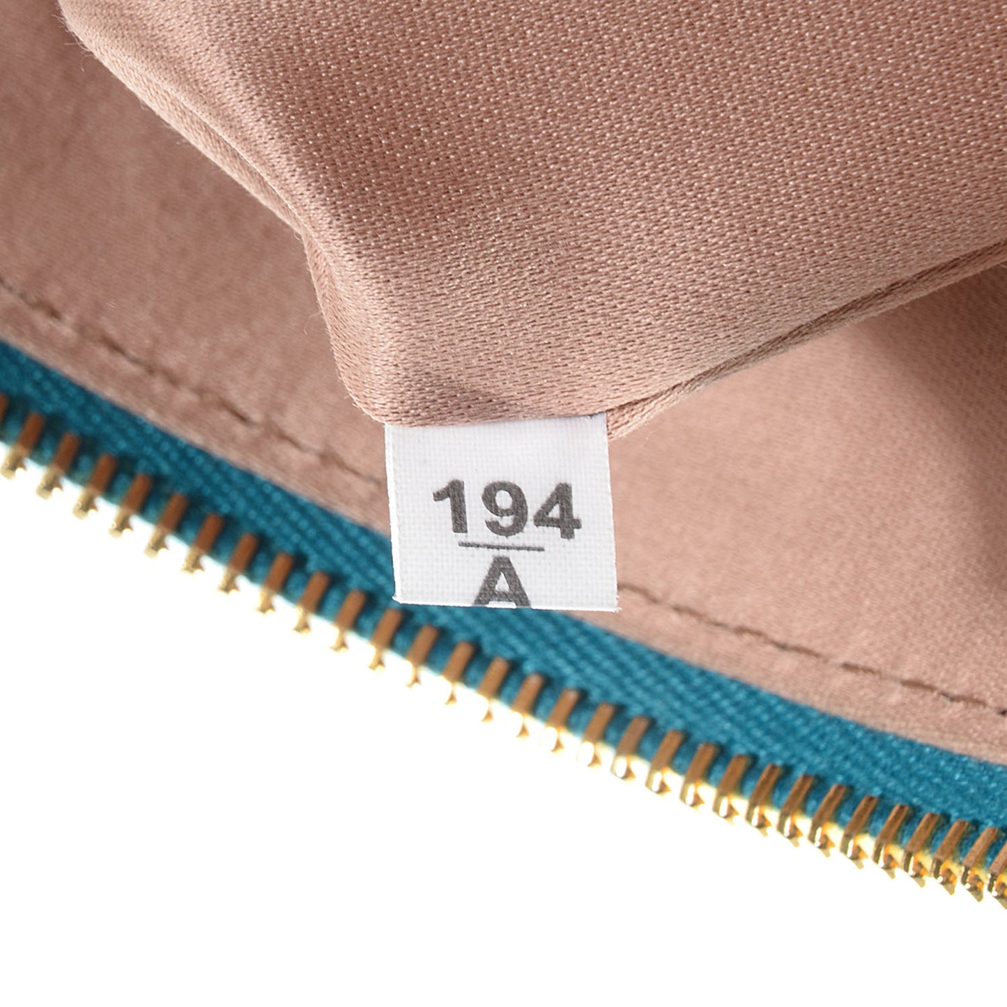 Grained Calfskin Leather Clutch Turchese