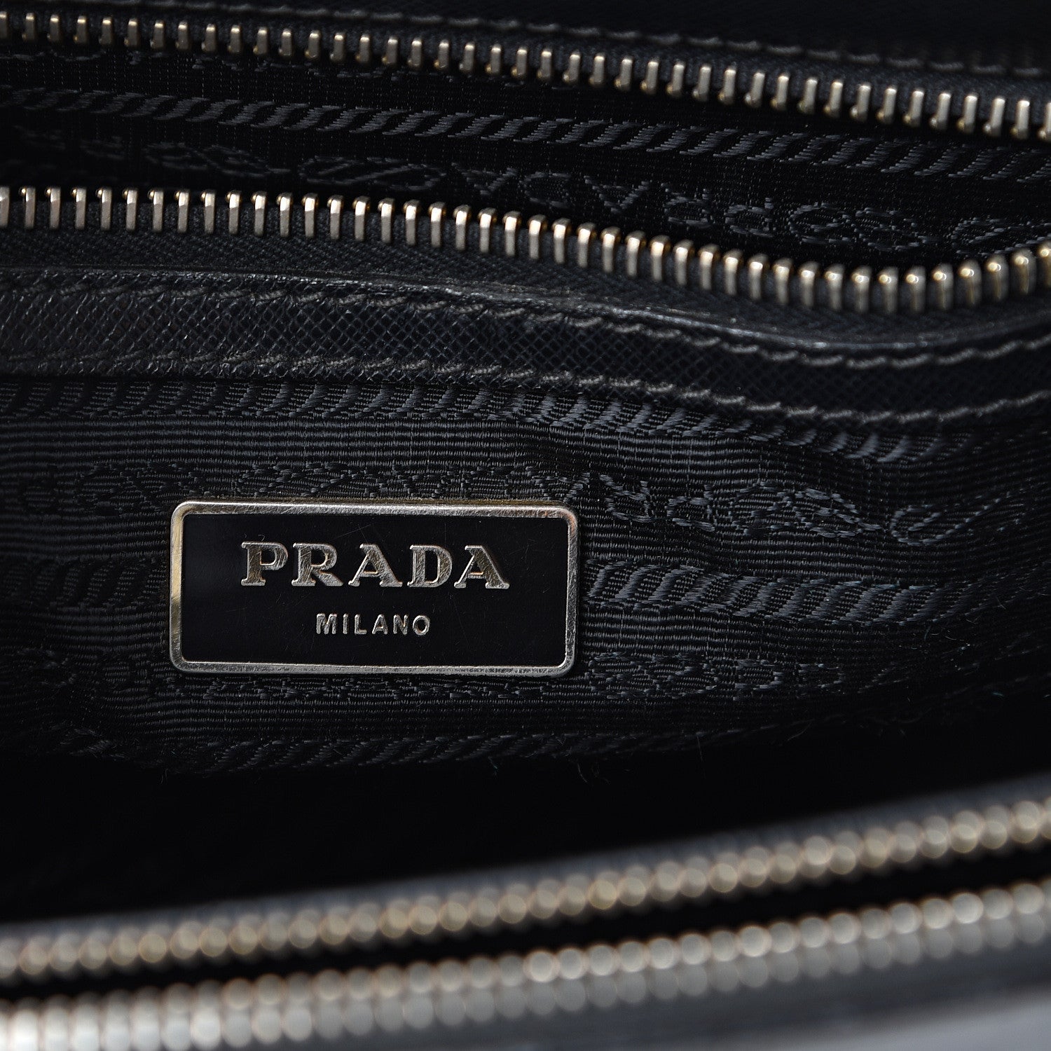 Prada Saffiano Small Galleria Double Zip Tote Black 7 of 29