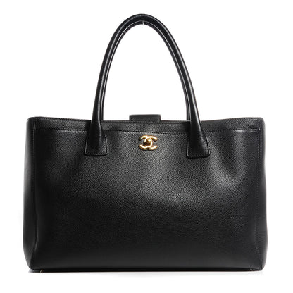 Chanel Calfskin Cerf Shopper Tote Black 1 of 8