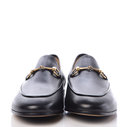Gucci Calfskin Womens Jordaan Loafers 38.5 Black 2 of 8