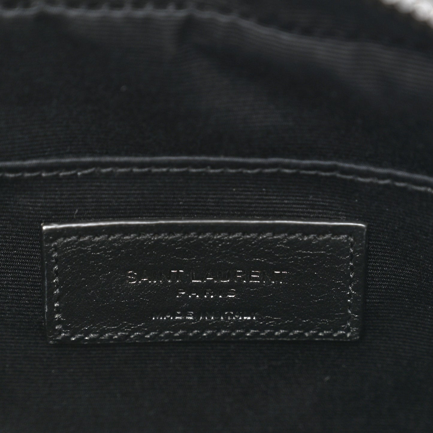Calfskin Matelasse Monogram Monochrome Lou Camera Bag Black