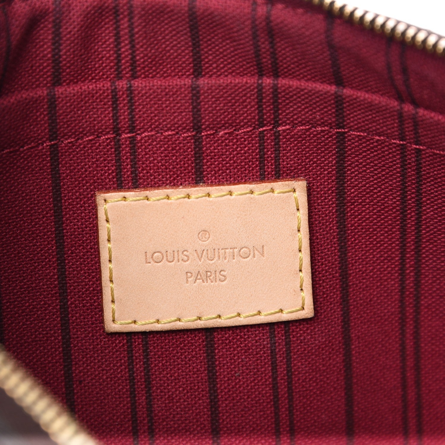 Louis Vuitton Monogram Neverfull MM GM Pochette Fuchsia 6 of 9
