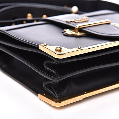 Prada City Calf Saffiano Cahier Bag Black 7 of 9