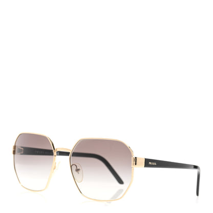 Prada Metal Sunglasses SPR 54X Gold Black 1 of 8