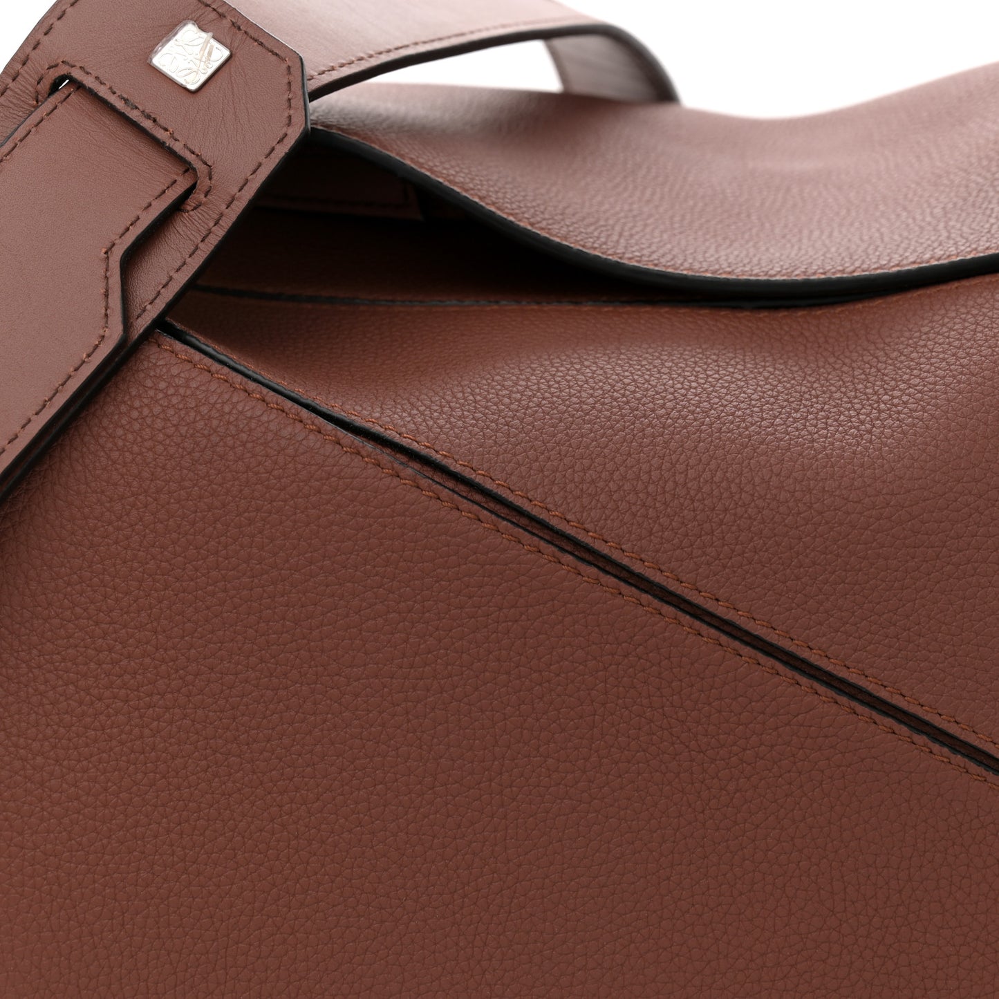 Calfskin Large Puzzle Bag Tan