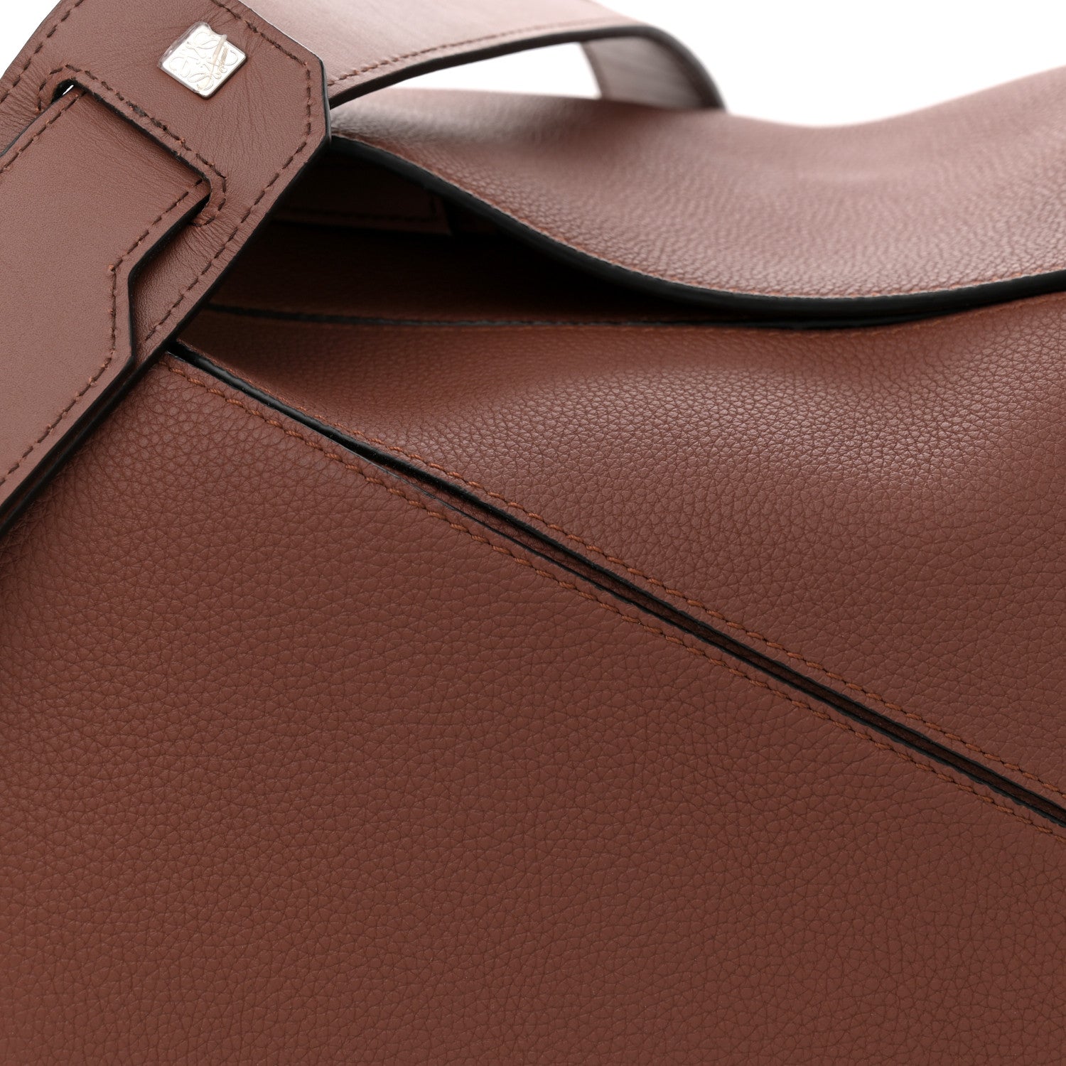 Loewe Calfskin Large Puzzle Bag Tan 8 of 11