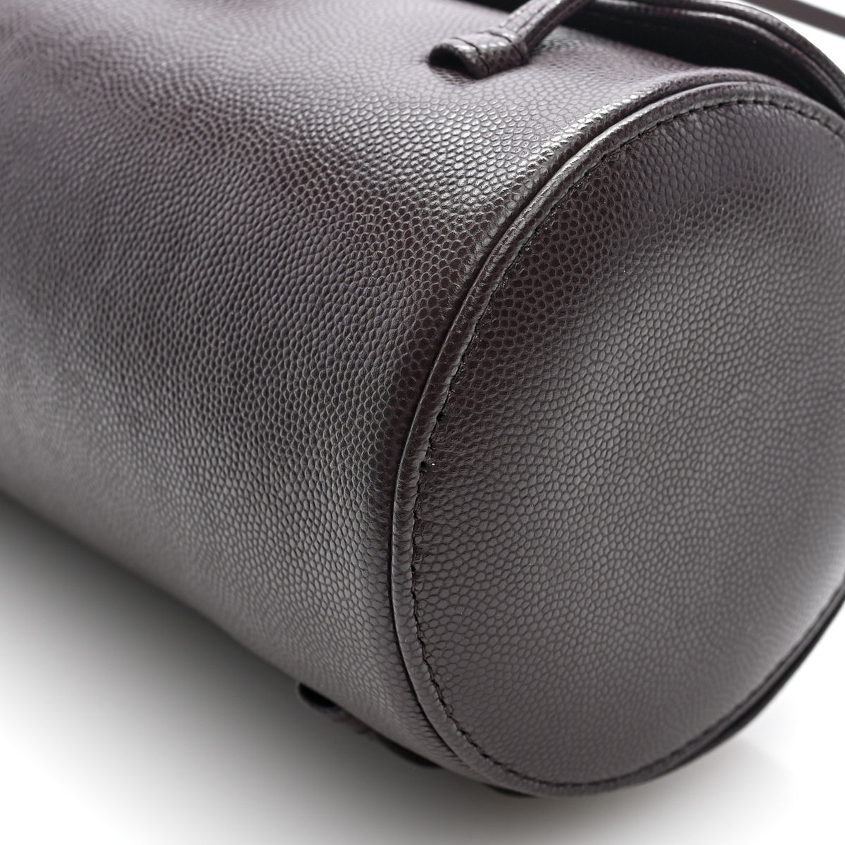 Chanel Shiny Caviar Preppy Coco Small Bowling Bag Black 10 of 10