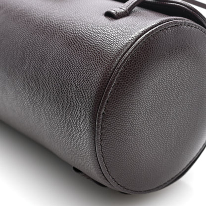 Chanel Shiny Caviar Preppy Coco Small Bowling Bag Black 10 of 10