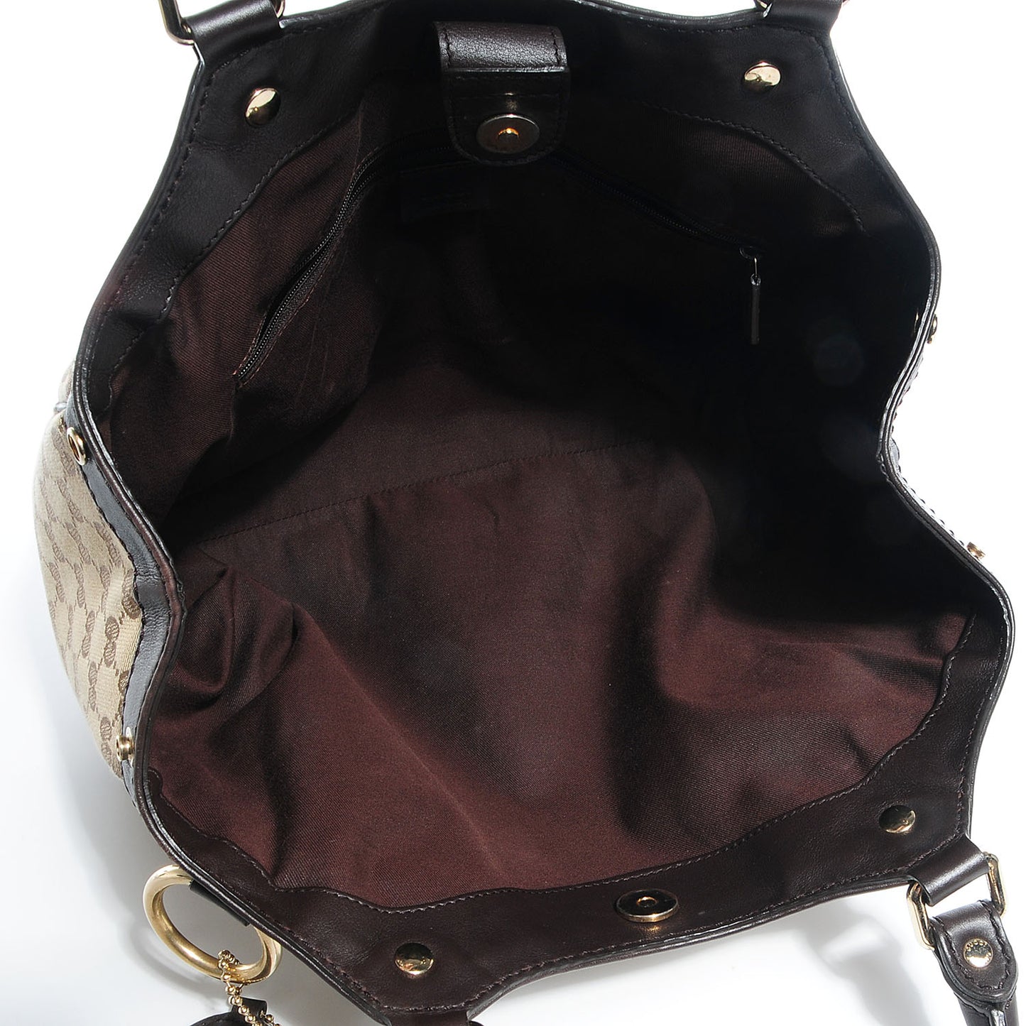 Monogram Medium Sukey Tote Dark Brown