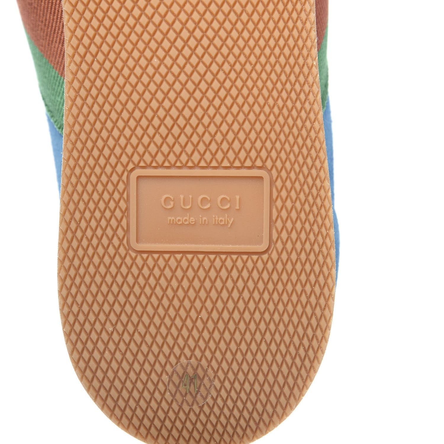 Gucci Suede Web Womens Rocket Sneakers 41 Bright Splash Thunder 7 of 9