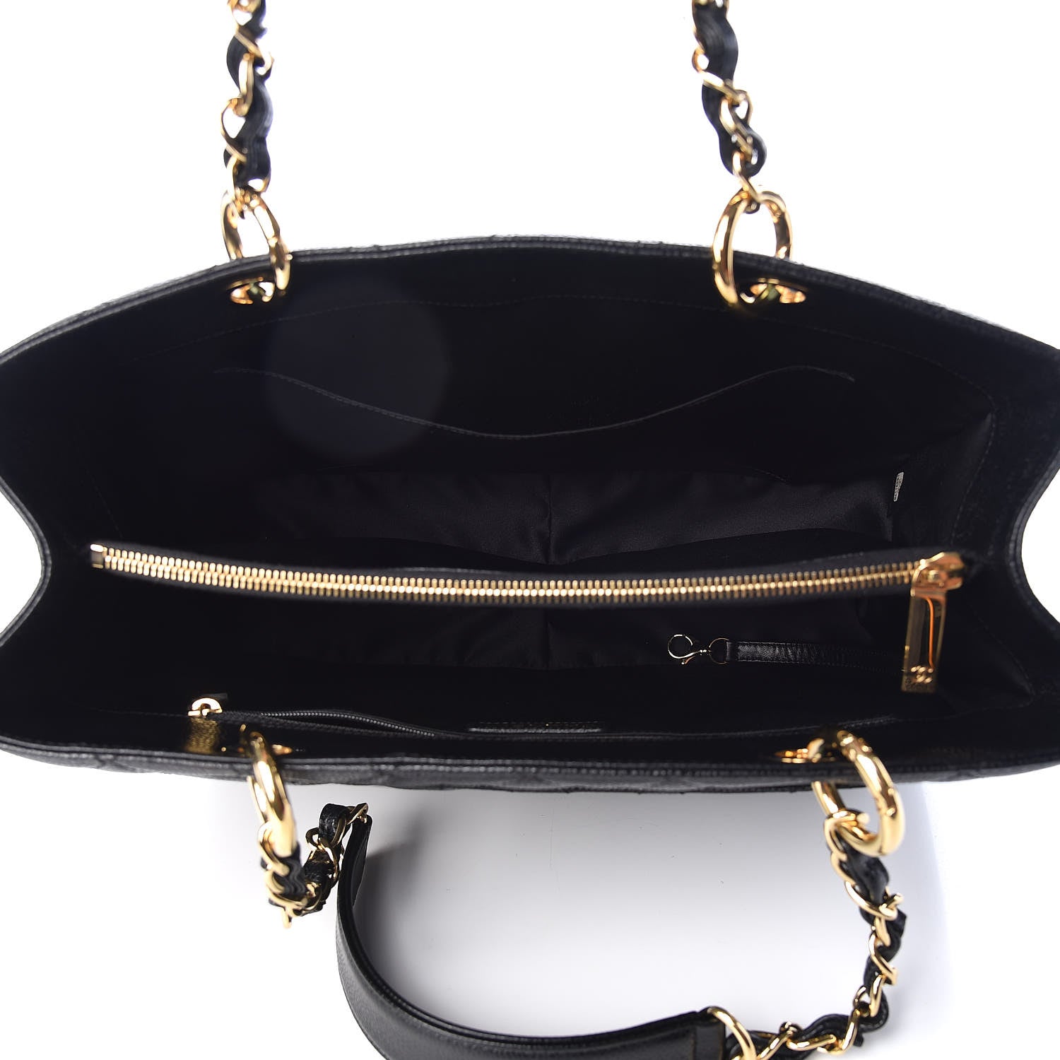 Chanel Caviar Quilted Grand Shopping Tote GST Black 5 of 10