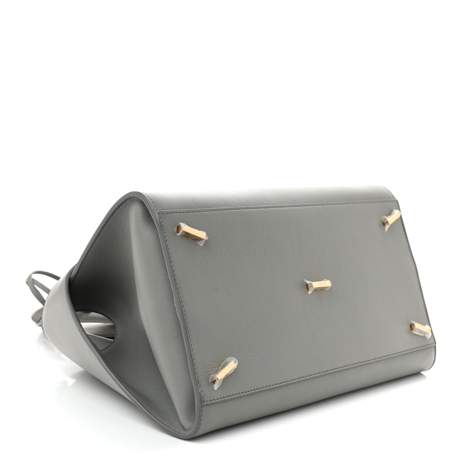 Salvatore Ferragamo シルバーケース Salvatore Ferragamo Calfskin Small Hug Bag Ash Grey 1888436
