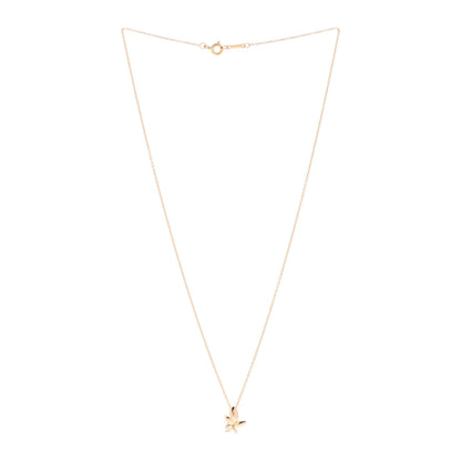 Tiffany 18K Rose Gold Diamond Paloma Picasso Olive Leaf Pendant Necklace 3 of 4